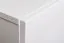 Wohnwand mit stylischen Design Kongsvinger 95, Farbe: Eiche Wotan / Grau Hochglanz - Abmessungen: 150 x 250 x 40 cm (H x B x T), mit drei Türen