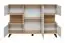 Sideboard / Kommode Austgulen 06, Farbe: Eiche Riviera / Hellgrau - Abmessungen: 106 x 160 x 40 cm (H x B x T), mit acht Fächern