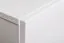 Schlichte Wohnzimmerwand Valand 13, Farbe: Weiß / Schwarz - Abmessungen: 170 x 300 x 40 cm (H x B x T), mit zwei TV-Unterschränke