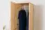 Massivholz-Kleiderschrank, Farbe: Natur 190x47x60 cm