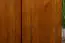Echtholz-Kleiderschrank, Farbe: Eiche 190x80x60 cm