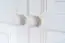 Kiefer-Kleiderschrank A-Qualität, Farbe: Weiß 190x80x60 cm