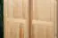 Massivholz-Kleiderschrank, Farbe: Natur 190x90x60 cm