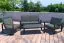 Gartenstuhl Madrid aus Aluminium - Farbe: anthrazit, Tiefe: 780 mm, Breite: 1550 mm, Höhe: 700 mm, Sitzhöhe: 330 mm