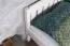 Weißes modernes Doppelbett Eiche Massivholz Pirol 90, Liegefläche 180 x 200 cm, stabil und robust, hohe Qualität, professionelle Verarbeitung