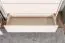 Kommode mit sechs Schubladen Zaghouan 03, Farbe: Beige - Abmessungen: 81,5 x 137 x 39,5 cm (H x B x T)