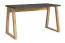 Robuster Schreibtisch "Merosina" 05, Eiche Artisan / Dunkelgrau, 76 x 135 x 65 cm, Beine in Wabentechnologie, sicherer Stand, 32 mm starke Tischplatte