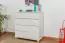 Sideboard mit 4 Schubladen, Farbe: Weiß, Breite: 100 cm - Küchenschrank, Anrichte, Sideboard Abbildung