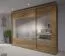 Schiebetürenschrank / Kleiderschrank Beverin 01, Farbe: Eiche Dunkelbraun - 212 x 260 x 74 cm (H x B x T)