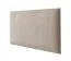 Polsterpaneele, 10er Set, Farbe: Hellbraun, Bezug: Velour, Maße: 60 x 30 cm