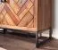 Schuhschrank aus Sheesham Massivholz, Farbe: Sheesham - Abmessungen: 105 x 100 x 40 cm (H x B x T)