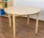 Tisch Kiefer massiv Vollholz natur Junco 235B (rund) - Durchmesser 120 cm