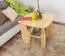 Couchtisch Kiefer massiv Vollholz natur 005 – Abmessung 60 x 65 x 65 cm (H x B x T)