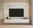 TV-Unterschrank / Hängeschrank | 2 Fächer | schlicht | 180 x 40 x 28 cm | Weiß | 2 Türen | für Wohnzimmer | hochwertig Verarbeitet