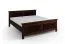 Doppelbett / Gästebett | aus massiv finnische Kiefer | Farbe: Tabacco | natürliche Maserung | Liegefläche: 160 x 200 cm | ästhetisch und zeitloses Design