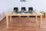 Tisch Kiefer massiv Vollholz natur Junco 241B (eckig) - 80 x 200 cm (T x B)