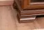 Vitrine Sentis 11, Farbe: Dunkelbraun - 136 x 158 x 46 cm (H x B x T)