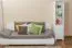 Bücherregal Kiefer massiv Vollholz weiß lackiert B005 - Abmessung 190 x 40 x 42 cm (H x B x T)
