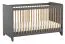 Kinderzimmer Babyzimmer Komplett - Set B Majvi, 3-teilig, Farbe: Grau / Eiche