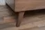 Einzelbett / Gästebett Engordany 09 | Buche Vollholz massiv | lackiert | Liegefläche: 140 x 200 cm | Farbe: Walnuss | mit stabiler Kopfstütze | lange Lebensdauer