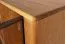 Vitrine Jussara 02, Farbe: Natur, Eiche teilmassiv - 150 x 124 x 42 cm (H x B x T)