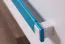 Kinderzimmer - Schrank Frank 05, Farbe: Weiß / Blau - 189 x 45 x 40 cm (H x B x T)