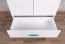 Kinderzimmer - Drehtürenschrank / Kleiderschrank Frank 01, Farbe: Weiß / Blau - 189 x 90 x 50 cm (H x B x T)