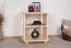TV-Unterschrank Kiefer massiv Vollholz natur Junco 207 - Abmessung 49 x 51 x 49 cm