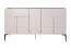 Kommode Asau 14, Farbe: Kaschmir / Eiche dunkel - Abmessungen: 83 x 150 x 47 cm (H x B x T)