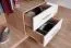 Drehtürenschrank / Kleiderschrank Hannut 07, Farbe: Weiß / Eiche - Abmessungen: 190 x 150 x 56 cm (H x B x T)