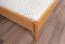 Doppelbett Wellsford 02 Kernbuche massiv geölt - Liegefläche: 160 x 200 cm (B x L)