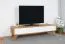 TV-Unterschrank Timaru 22 Wildeiche geölt / Weiß, teilmassiv - Abmessungen: 33 x 134 x 40 cm (H x B x T)