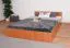 Doppelbett Corrientes 19 inkl. Lattenrost, Farbe: Erle - 160 x 200 cm (B x L)