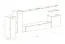 Wohnwand Kongsvinger 06, Farbe: Eiche Wotan - Abmessungen: 160 x 330 x 40 cm (H x B x T), mit genügend Stauraum