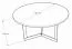 Couchtisch Granollers 02, Farbe: Weiß Marmor - Abmessungen: 80 x 80 x 42 cm (B x T x H)