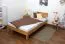 Bett 120 x 200 cm Eiche massiv geölt Abbildung