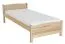 Kinderbett 120 x 200 cm | Massivholz: Kiefer | Natur Lackiert Abbildung