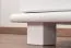 Schmaler Kleiderschrank | 2 Drehtüren | 4 Fächer | mit Kleiderstange | 80 cm breit | Massivholz | Farbe: Weiß Abbildung