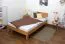 Bett Eiche massiv 120 x 200 cm geölt Abbildung