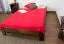 Holzbett 120 x 200 cm Kiefer massiv Nuss Abbildung
