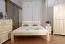 Massivholz Bettgestell Kiefer 160 x 200 cm Natur Abbildung