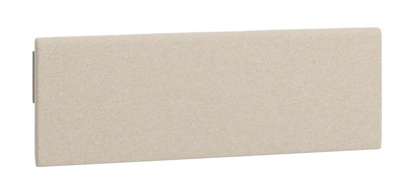 Kopfteilpolsterung für Einzelbett / Gästebett Aegir 20 / 21 / 22, Farbe: Beige, Maße: 47,5 x 140 x 4 cm