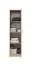 Drehtürenschrank / Kleiderschrank Hannut 10, Farbe: Weiß / Eiche - Abmessungen: 190 x 50 x 56 cm (H x B x T)