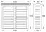 Kaminholzunterstand - Abmessungen: 180 x 50 x 178 cm (L x B x H)