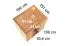 Sauna "Veli" SET mit graphitfarbener Tür - Farbe: Natur, Ofen 9 kW - 196 x 151 x 198 cm (B x T x H)