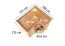 Sauna "Tjara 1" SET mit Energiespartür und Kranz - Farbe: Natur, Ofen 9kW - 221 x 198 x 212 cm (B x T x H)