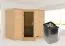 Sauna "Tjara 2" SET mit graphitfarbener Tür - Farbe: Natur, Ofen 9kW - 236 x 184 x 209 cm (B x T x H)