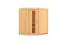 Sauna "Leevi" mit Energiespartür - Farbe: Natur - 170 x 151 x 198 cm (B x T x H)