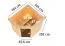 Sauna "Leevi" SET mit Klarglastür, Kranz & Ofen externe Steuerung easy 9 KW - 184 x 165 x 202 cm (B x T x H)