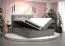 Modernes Boxspringbett mit Stauraum Pirin 59, Farbe: Grau - Liegefläche: 180 x 200 cm (B x L)